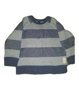 Baby Gap blue and gray striped shirt size 2t - £7.82 GBP