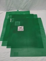 Lot Of (4) Darice Green Plastic Canvas 7 Mesh 10.5 In X 13.5 In - £24.85 GBP