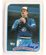 1989 Topps David Wells Toronto Blue Jays Baseball Card No. 567 - £1.15 GBP