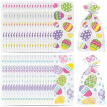 HOME &amp; HOOPLA Easter Party Supplies - Cellophane Bags for Party Favors a... - £6.39 GBP