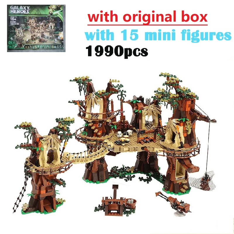 Ewok Village Compatible 10236 Star Series Constructor Model Set Building Blocks - £139.63 GBP