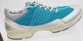 ECCO Shoes Womens Size 38 Biome Titanium Blue Train Natural Motion Lace Up  Run - £21.79 GBP