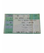 1992 ERIC CLAPTON 9/6 SEATTLE CONCERT TICKET STUB CREAM DEREK AND THE DO... - £5.96 GBP