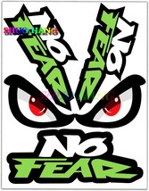 Set of 4pcs X Vinyl Stickers Decal Warning Funny No Fear Eyes Car Motorcycle Hel - £37.97 GBP