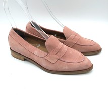 Everlane Shoes The Modern Loafer Leather Slip On Stacked Heel Pink Suede... - £56.93 GBP