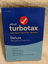 TurboTax Deluxe 2016 deluxe edition - £15.23 GBP