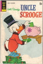 Walt Disney&#39;s Uncle Scrooge Comic Book #98 Gold Key 1972 FINE- - £12.20 GBP
