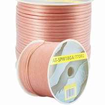 770&#39; ft Roll 18Ga Clear Car &amp; Home Audio Stereo Speaker Wire Cable 18 Gauge AWG - £77.77 GBP