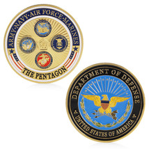 US SELLER - NEW PENTAGON DEPT OF DEFENSE CHALLENGE COIN - ARMY NAVY USAF... - $8.95