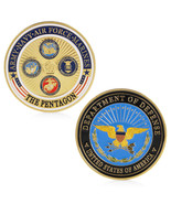 US SELLER - NEW PENTAGON DEPT OF DEFENSE CHALLENGE COIN - ARMY NAVY USAF... - $8.95