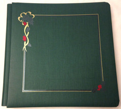 Creative Memories 12x12 Green Christmas Album with pages - £25.90 GBP