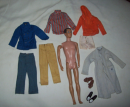 Vintage 1960&#39;s KEN Doll with Original CLOTHING * Played with/Good Condit... - $75.23