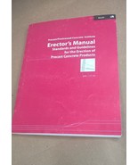 Erector&#39;s manual: Standards Guidelines 4 erection of precast concrete Pr... - $47.80 CAD