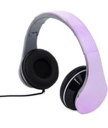 Pink Folding metallic headphones Fathead (fb) O23 - £55.38 GBP