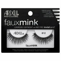 Ardell Faux Mink False Eyelashes # 812 Black Long Full Flares, Free Shipping!!!! - £3.90 GBP