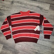 New NWT RARE Netflix Stranger Things Striped Sweater Size Medium No Boun... - $39.59