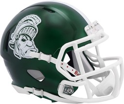 *SALE* MICHIGAN STATE SPARTANS GRUFF SPARTY SPEED MINI NCAA FOOTBALL HEL... - $31.71