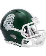 *SALE* MICHIGAN STATE SPARTANS GRUFF SPARTY SPEED MINI NCAA FOOTBALL HEL... - £24.97 GBP