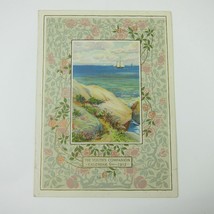 Youth’s Companion 1912 Calendar Perry Mason Co. Sailboats Lady Antique RARE - £79.00 GBP