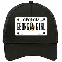 Georgia Girl Georgia Novelty Black Mesh License Plate Hat - £22.79 GBP