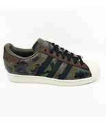 Adidas Originals Superstar Olive Green Camo Mesa Mens Sneakers HQ8866 - £67.18 GBP