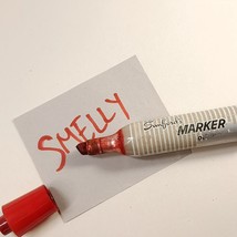 Sanford De luxe Red Permanent Marker Deluxe pocket small Potent Smelly V... - €12,90 EUR
