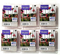 6 Pack Better Homes &amp; Gardens Pink Poppies Scented Wax Cubes 2.5 Oz. - £25.05 GBP