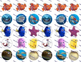 30 Precut 1&quot; Finding Nemo Bottle cap Images Set 1 - £7.00 GBP