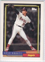 M) 1992 Topps Baseball Trading Card - Kyle Abbott #763 - £1.54 GBP