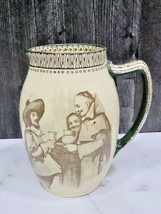Royal Doulton Brown and White Motto Pitcher Speed the Parting Guest - $143.55