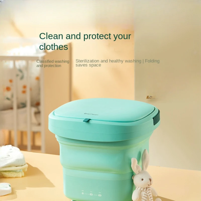 EraClean portable folding washing machine for mini dormitories, speciali... - $112.03