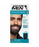 Just For Men Mustache &amp; Beard Coloring for Gray Hair, M-55 Real Black - $13.45