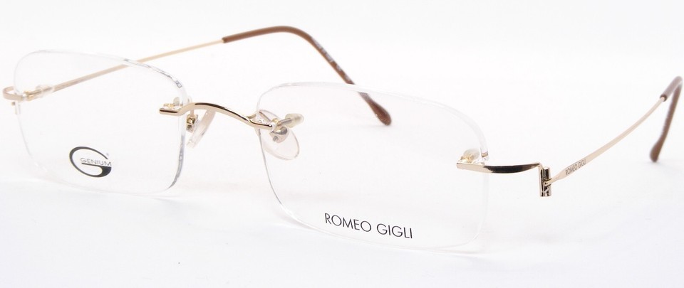 ROMEO GIGLI GENIUM {RG31701} GOLD EYEGLASSES GLASSES RG317 51-19-135mm I... - $116.65