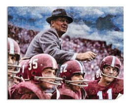 Bear Bryant Football Coach Alabama Crimson Tide Team Win College Art Print 07MC1 - $24.99+