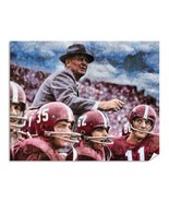 Bear Bryant Football Coach Alabama Crimson Tide Team Win College Art Pri... - $24.99+