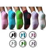 6pc Yoga Socks Non Slip Skid Socks with Grips Sz 6-9 For  Pilates Ballet... - $277.78 MXN