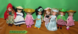 8 Miniature Madame Alexander McDonald&#39;s Happy Meal Doll Toys - £23.45 GBP