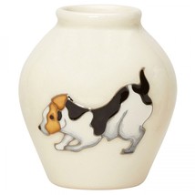 Moorcroft Pottery - JACK RUSSELL - 4/2 Vase - Miniature - Height 5cm - £72.79 GBP