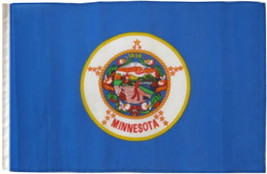 12X18 12&quot;X18&quot; State Of Minnesota Sleeve Flag Boat Car Garden - £10.38 GBP