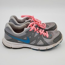 Size 10 - Nike Revolution 2 Gray Turquoise Pink Women’s 554902-006 2014 - £15.01 GBP