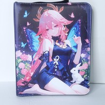 Yae Miko Fairy Card Binder 3-Ring Anime Waifu Double Sided Redemption Fo... - $1,082.71 MXN