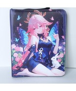 Yae Miko Fairy Card Binder 3-Ring Anime Waifu Double Sided Redemption Fo... - $1,094.46 MXN
