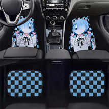 Brand New 4PCS Universal Anime Hentai Racing Fabric Car Floor Mats Interior Carp - £39.31 GBP