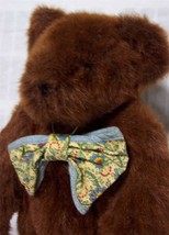 Vermont Teddy Bear Company 1997 BROWN JOINTED BEAR 14&quot; Plush STUFFED ANI... - $34.65