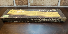 Vintage 1975 Wooden Cribbage Board 1503, E.S. Lowe, Milton Bradley, **BO... - €5,80 EUR
