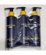 3x Enrich by Gillette All-In-One Beard and Face Wash 7.3 fl oz Pump Bott... - $34.19 CAD