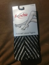 Frenchic Fishnet Lace Tights Pantyhose Size Small/Medium Sexy - £10.25 GBP