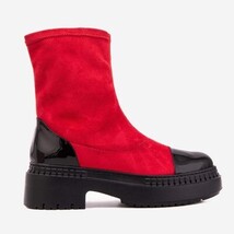 The Sorella Red Tip Suede Leather Women’s Boot image 8
