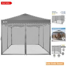 4-Pack 10x10 Mosquito Netting for Pop-Up Gazebo - Easy Install &amp; Protect - $152.41