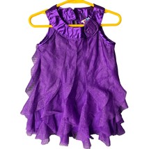 Healthtex Girls Infant baby Size 24 months Purple Sleeveless Dress layer... - $10.88